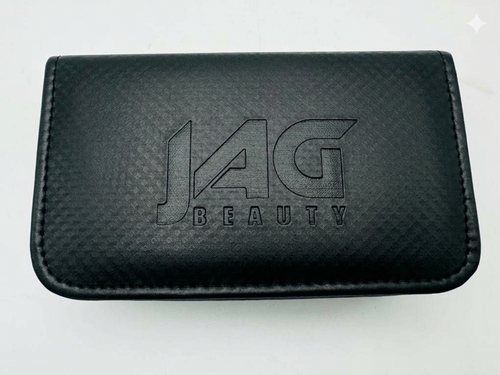 JAG Beauty Professional Student Implement Kit 6-Piece Manicure & Pedicure Set – Premium German Quality Stainless Steel Nail Grooming Kit with Travel Case – Precision Cuticle Nippers, Clippers & Salon-Grade Implements